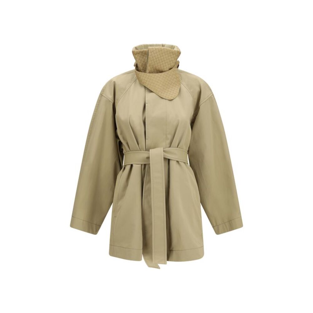 Bottega Veneta Women Cotton Trench Coat